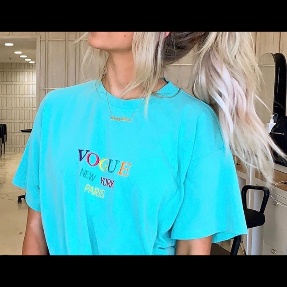 ISO blue vogue t shirt
